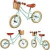 Rowerek biegowy dziecięcy Nils Fun RB031 miętowy