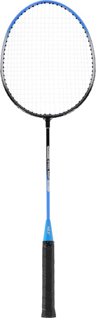 Zestaw rakiet do badmintona 2 sztuki lotki 3 sztuki siatka pokrowiec Nils NRZ012 stalowy