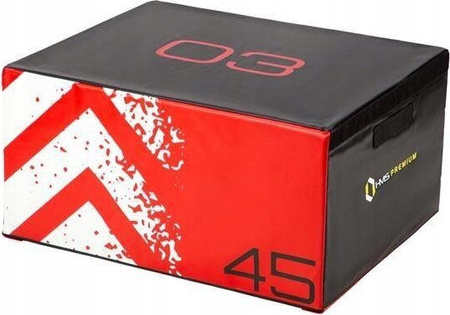 Zestaw Skrzynie plyometryczne soft Hms Premium PYBS01 4 części