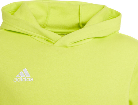 Bluza dla dzieci adidas Entrada 22 Hoody limonkowa HC5069