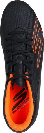 Buty piłkarskie Skechers Academy Gold FG SKX_2 czarno-pomarańczowe 252116 BKOR