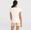 Damska koszulka z krótkim rękawem O'neill ESSENTIALS O'NEILL SIGNATURE T-SHIRT snow white rozmiar M