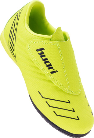 Buty piłkarskie halówki Huari Pallo Jr IC limonkowe rozmiar 28