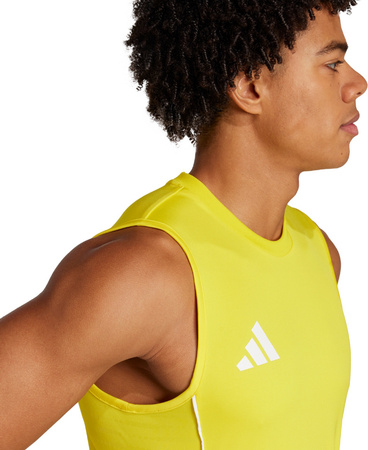 Koszulka męska adidas Tiro 25 Competition Sleeveless Jersey żółta JI8954