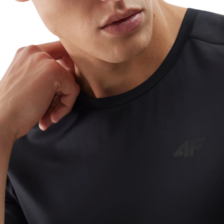 Koszulka męska 4F M598 głęboka czerń 4FWSS24TFTSM598 20S