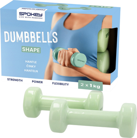 Hantle Spokey Shape 2x1 kg zielone 920918