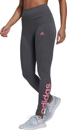 Legginsy damskie adidas Essentials High-W szare H07783
