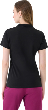 Koszulka damska polo 4F F365 czarna 4FWMM00TPTSF365 20S