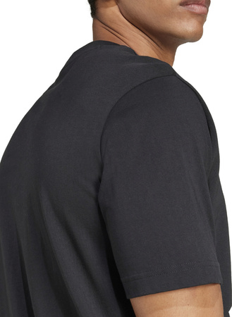 Koszulka męska adidas Essentials Big Logo Single Jersey Tee czarna JE8945