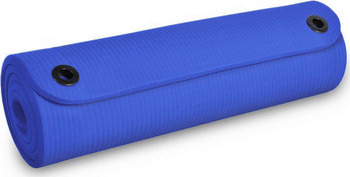Mata gimnastyczna fitness SMJ YG002 NBR 15mm niebeiska TUV 183 x 61 x 1,5 cm