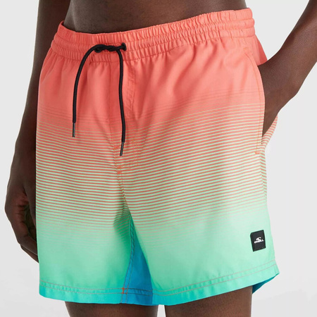 Męskie szorty O'neill JACK O'NEILL CALI GRADIENT 15'' SWIM SHORTS living coral simple gradient panel rozmiar L