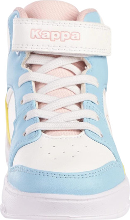 Buty sportowe szkolne miejskie dziecięce Kappa Lineup biało-niebieskie 260926K 1061