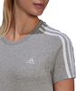 Koszulka damska adidas Essentials Slim T-shirt szara GL0785