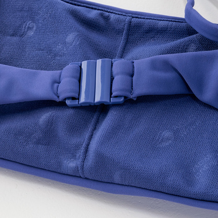 Dziecięca góra stroju kąpielowego Aquawave Norte Top Jr blue iris rozmiar 158