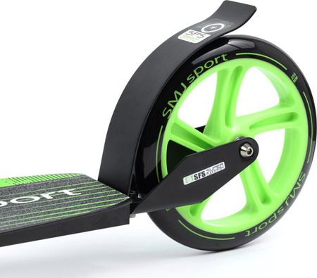Hulajnoga Smj czarno-zielona NL-700-230/205