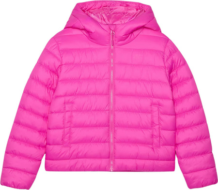 Kurtka puchowa dla dziewczynki 4F F449 różowa 4FJWAW24TDJAF449 55S