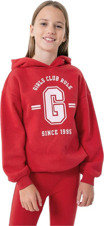 Bluza dla dziewczynki 4F czerwona HJZ22 JBLD004 62S