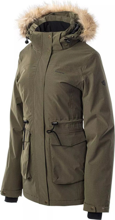 Damska kurtka wodoodporna parka z kapturem ocieplana Iguana Nermin W rozmiar S