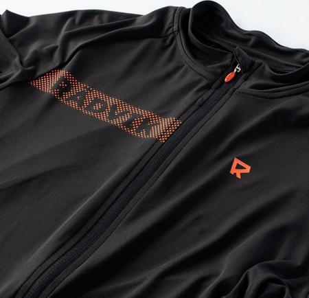 Męska koszulka rowerowa Radvik Bravo GTS czarna rozmiar S