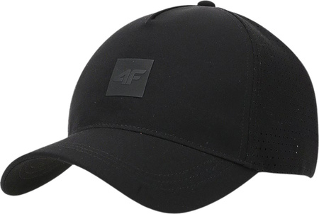 Czapka z daszkiem 4F U372 czarna 4FWSS25ACABU372 20S