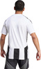 Koszulka męska adidas Striped 24 Jersey biało-czarna IW2143