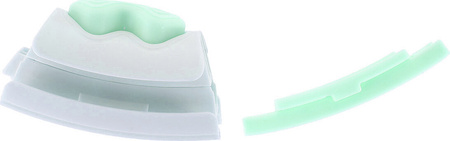 Hula hop z wypustkami i obciążnikiem licznik HMS hhw06 zielone