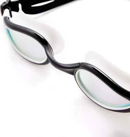 Okularki pływackie Nils aqua nqg480maf czarny/ biały