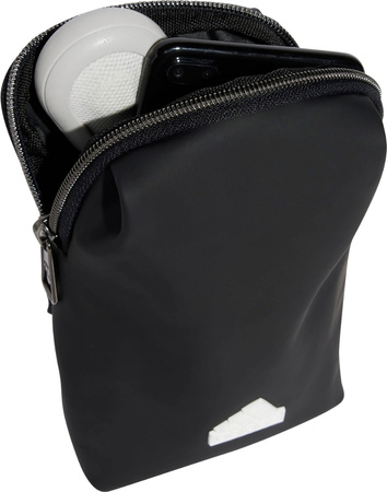 Torebka saszetka na ramię adidas Polyurethane Leather Phone czarna IX6935
