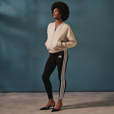 Legginsy damskie adidas Essentials 3-Stripes Cotton czarne JE0072