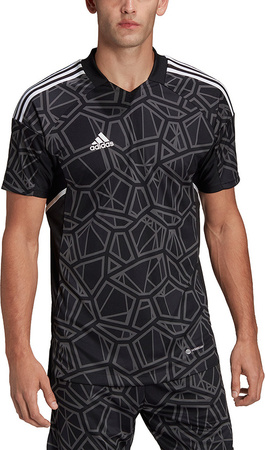 Koszulka męska Condivo 22 Goalkeeper Jersey Short Sleeve czarna HB1619