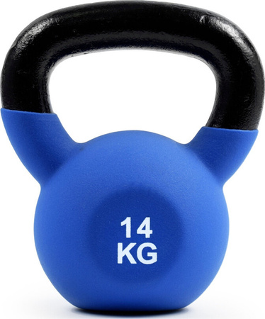 Kettlebell odważnik żeliwny ogumowany 14kg SMJ sport