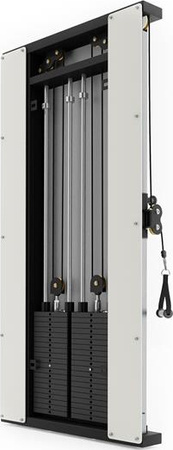 Brama przyścienna treningowa podwójna ze stosem HMS