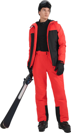 Kurtka narciarska męska 4F M0951 czerwono-czarna 4FWAW25TTJAM0951 90S