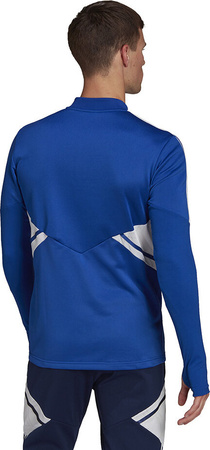 Bluza męska adidas Condivo 22 Training 1/2 zip niebiesko-biała HA6271