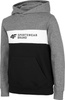 Bluza dla chłopca 4F czarno-szara HJZ22 JBLM003 24M