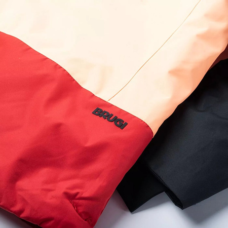 Dziecięca kurtka wodoodporna ocieplana narciarska Brugi rozmiar 146/152