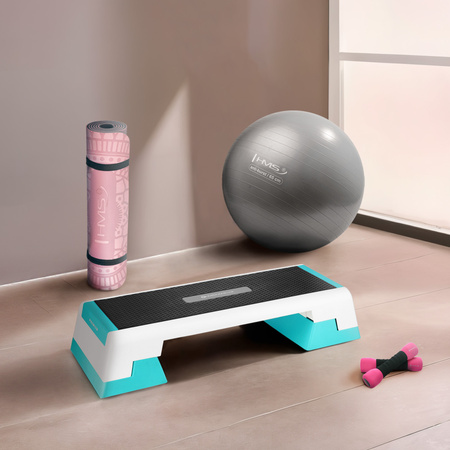 Step do aerobiku HMS premium as007 white/mint