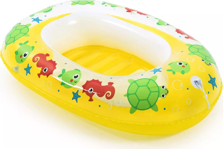 Dmuchany materac plażowy basenowy dla dzieci Bestway Raft wymiary 102x69 cm