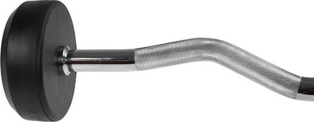 Sztanga/gryf stały łamany gumowany HMS GSL-35 35 kg