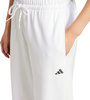Spodnie damskie adidas Essentials Small Logo French Terry Cuffed białe JD9923