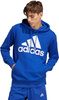 Bluza męska adidas Essentials French Terry Big Logo Hoodie niebieska IC9366