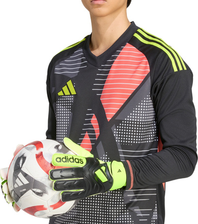 Rękawice bramkarskie adidas Copa Club czarno-zielone JN5340