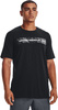Koszulka męska Under Armour Camo Chest Stripe SS czarna 1376830 001