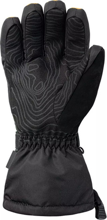 Męskie rękawice Elbrus Maiko czarno-zielono-żółte rozmiar L/XL