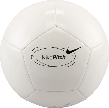 Piłka nożna Nike Pitch Team 25 biała HV6337 100