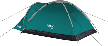Namiot turystyczny kempingowy Nils Camp Hiker NC6010 2 osobowy zielony 275x150x105cm