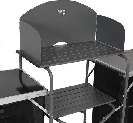 Szafka turystyczna kempingowa z osłoną Nils Camp NC3042 składana 168×46×110 cm