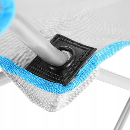 Krzesło turystyczne z daszkiem składane Nils Camp NC3087 szary