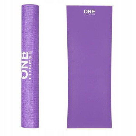 Mata do jogi yogi One Fitness YM01 fioletowa