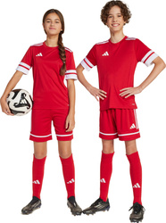 Spodenki dla dzieci adidas Squadra 25 czerwone JN5456